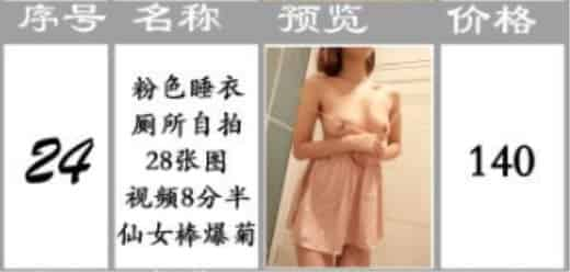 [全球首发]微博红人@（桃桃酱）系列（24）价值140元粉色睡衣厕所自怕透明仙女棒入后花园原版高清（1V28P）[412.36M]插图