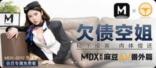 [麻豆传媒]MDX0012-欠债空姐私下接客肉体偿还插图